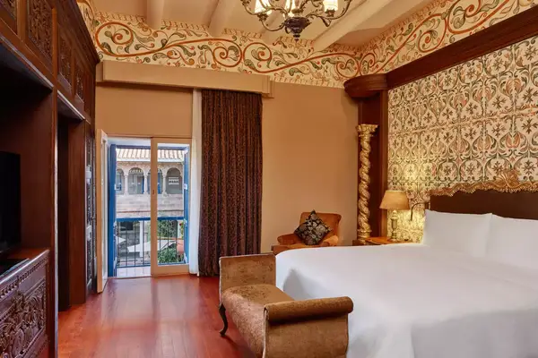 A guest room at Palacio del Inka.
