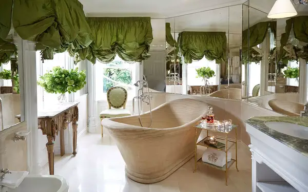 guest tub at Ashford Castle, County Mayo, Ireland
