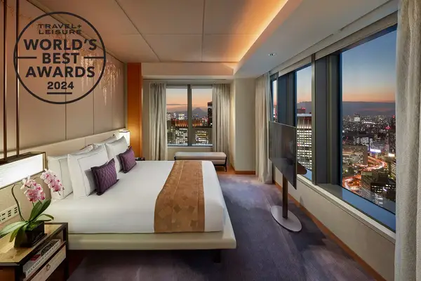 The Oriental Suite King guest room at the Mandarin Oriental, Tokyo