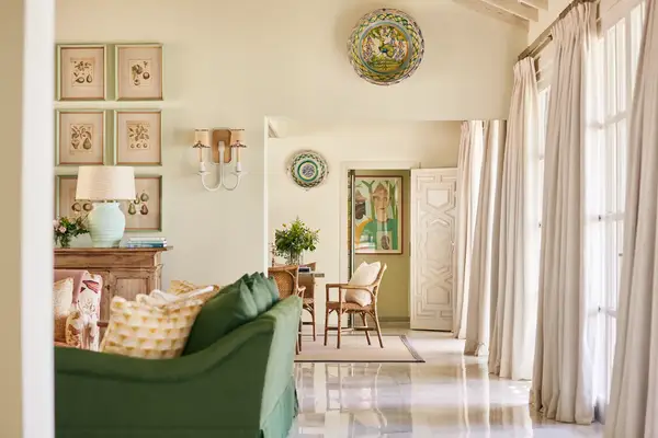 Sitting area at the Marbella Club hotel