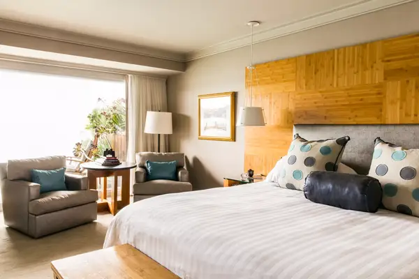 Guest room at the Inn Above Tide