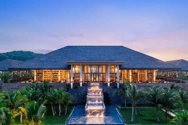 Night view of the New World Phu Quoc Resort