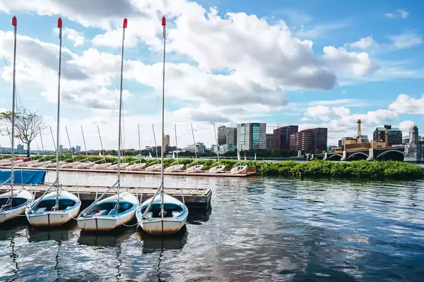 The Charles River in Boston 