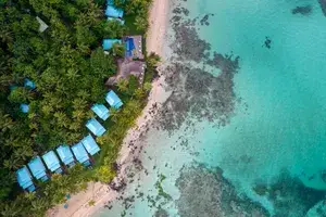 Aerial view of Yemaya Reefs