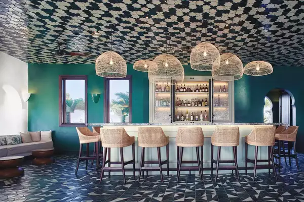 Bar at the Belmond Cap Juluca Resort in the Turks & Caicos