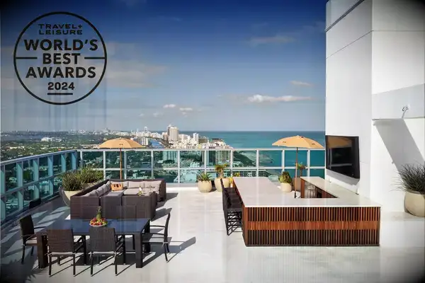 Rooftop bar at The Setai Miami Beach