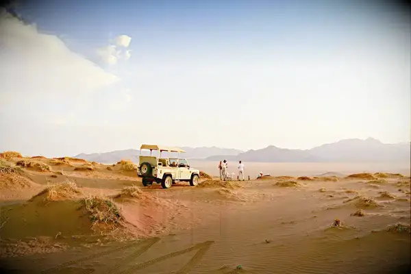 A game drive in Namibia.