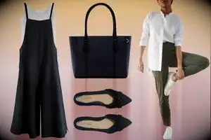 A mix variety of products for travelers to wear on the plane