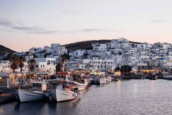 Dusk on the island of Paros, Greece